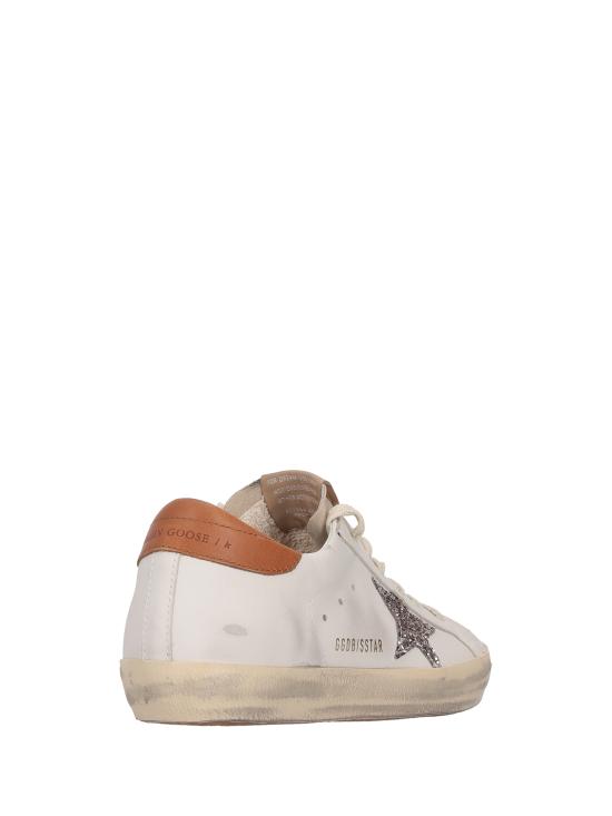 26FW 골든구스 SUPER STAR 슈퍼 스타 클래식 스니커즈 GWF00101F008719 12524 WHITE BEIGE CINDER LEATEHR BROWN - GOLDEN GOOSE