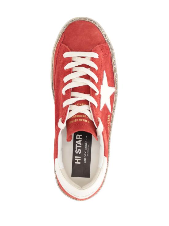 26FW 골든구스 하이스타 스니커즈 GWF00118F008682 40563 RED RUST WHITE - GOLDEN GOOSE