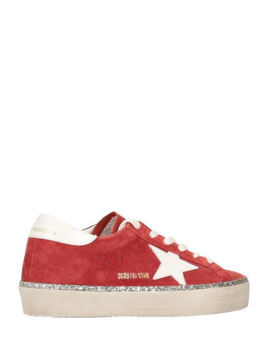 26FW 골든구스 하이스타 스니커즈 GWF00118F008682 40563 RED RUST WHITE - GOLDEN GOOSE