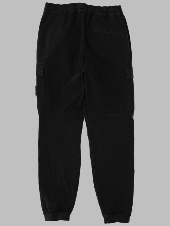 26FW 스톤 아일랜드 와펜 패치 테이퍼드 팬츠 L2S153100033 S00L1V0129 BLACK - STONE ISLAND
