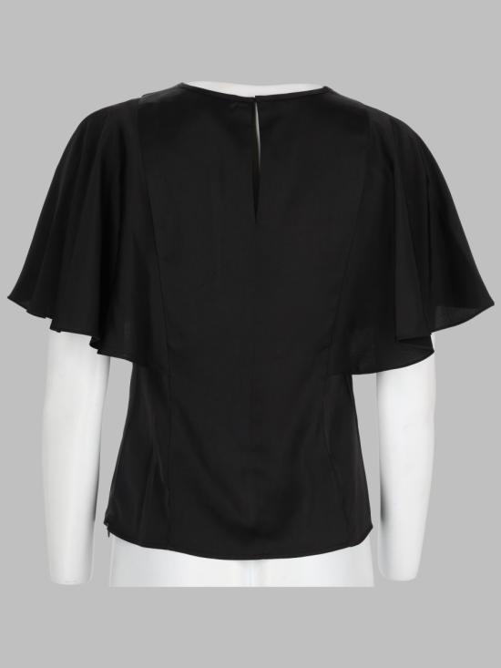 26FW 마이클 코어스 탑 MT6411QAYJ 001BLACK - MICHAEL KORS