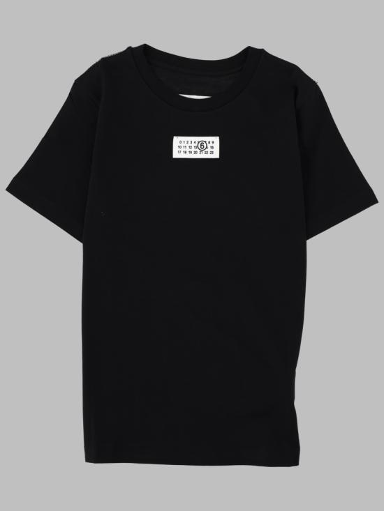 26FW [키즈] MM6 메종마르지엘라 티셔츠 M61163K MM04IM6900 BLACK