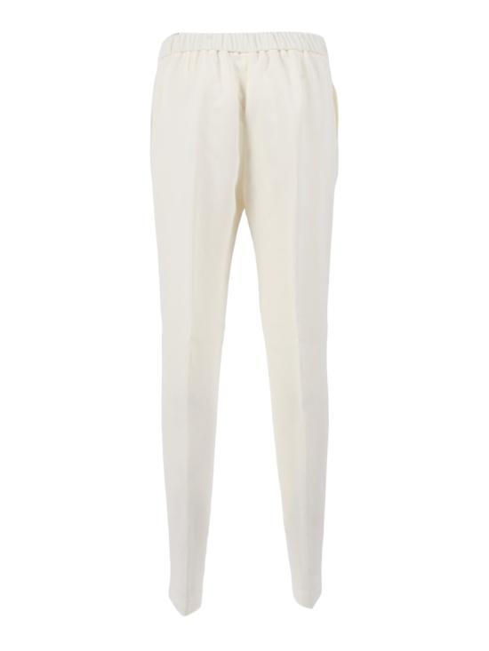 26SS 파비아나 필리피 플루이드 린넨 비스코스 트라우저 PAD276F366M150 White - FABIANA FILIPPI