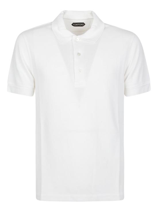 26SS 톰포드 폴로 티셔츠 JPS011 JMT013 White