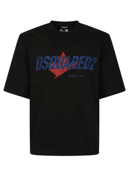 26FW 디스퀘어드2 반팔 티셔츠 S74GD1556 D20106 Black