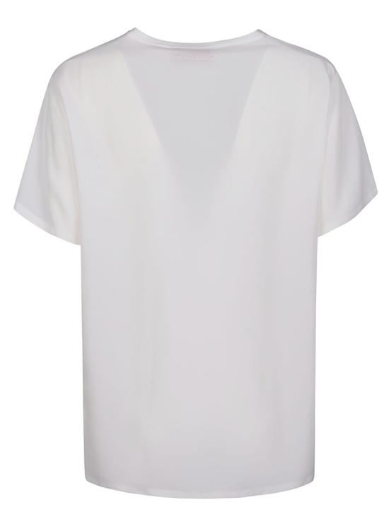 26SS 에르마노 피렌제 탑 D48EL035E64 White - ERMANNO FIRENZE