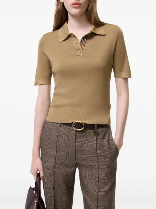 26FW 버버리 탑 8130426A3743 Brown - BURBERRY
