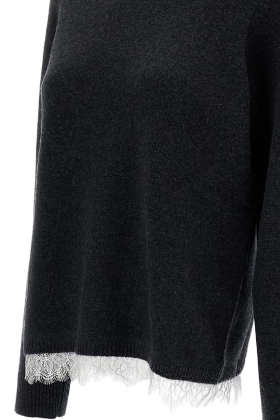 26FW 루루 드 세종 니트웨어 ARVOCHARCOALIVORY Grey - LOULOU DE SAISON