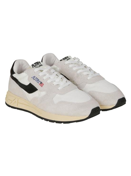 26SS 오트리 릴윈드 로우 나일론 스웨이드 스니커즈 WWLM UT50 White - AUTRY