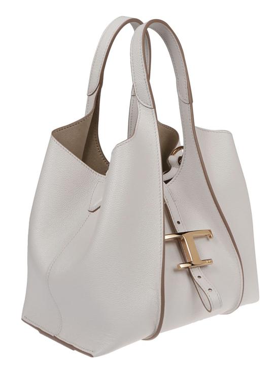 토즈 T 타임리스 미니 토트백 XBWTSBA9100Q8E White - TODS