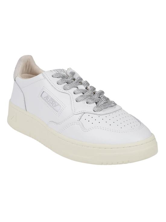 26SS 오트리 메달리스트 로우 레더 스니커즈 AULW SW02 White - AUTRY