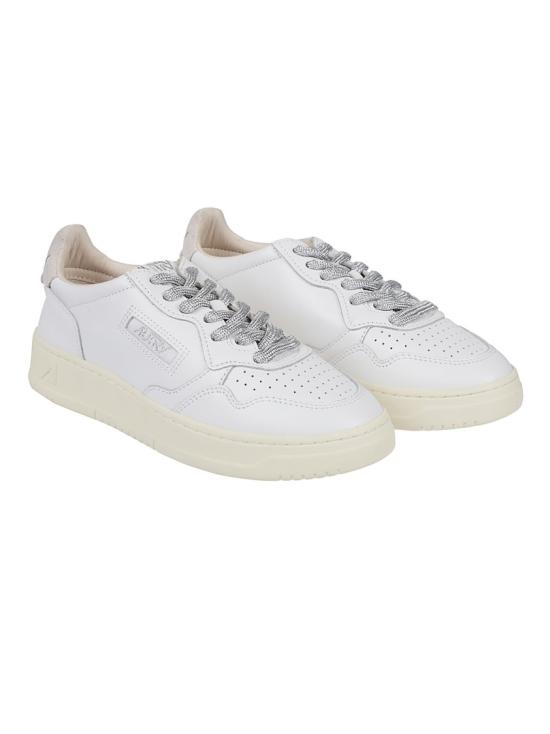 26SS 오트리 메달리스트 로우 레더 스니커즈 AULW SW02 White - AUTRY