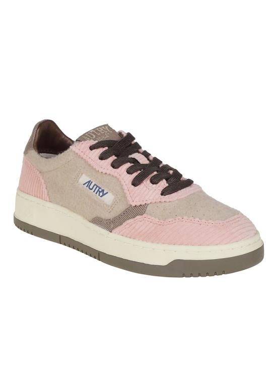 26FW 오트리 메달리스트 로우 레더 스니커즈 AULW V103 Neutrals - AUTRY