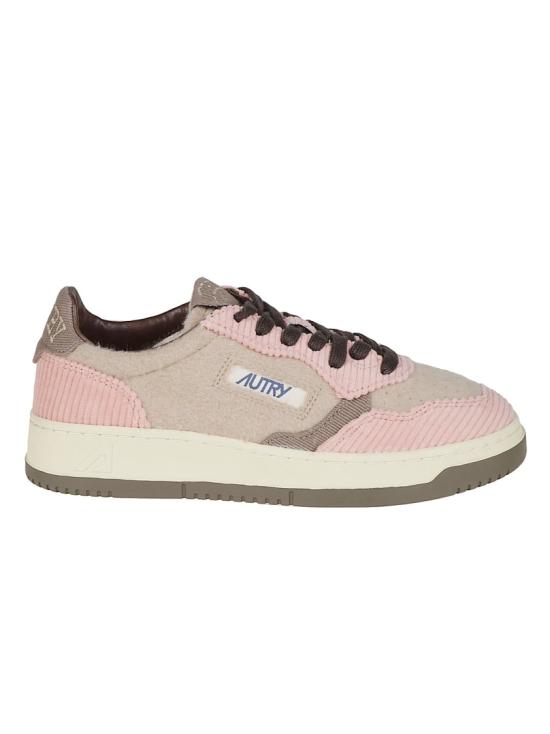 26FW 오트리 메달리스트 로우 레더 스니커즈 AULW V103 Neutrals