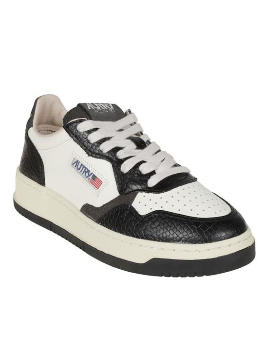 26FW 오트리 메달리스트 로우 레더 스니커즈 AULW CZ05 White - AUTRY