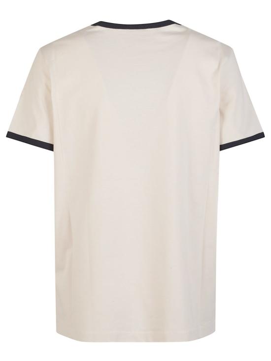 26SS 몽클레어 로고 자수 코튼 티셔츠 L1 093 8C000 19 89AUO White - MONCLER