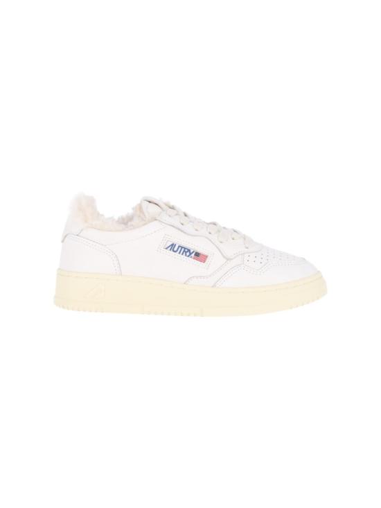 26FW 오트리 메달리스트 로우 레더 스니커즈 AULWSR01 White