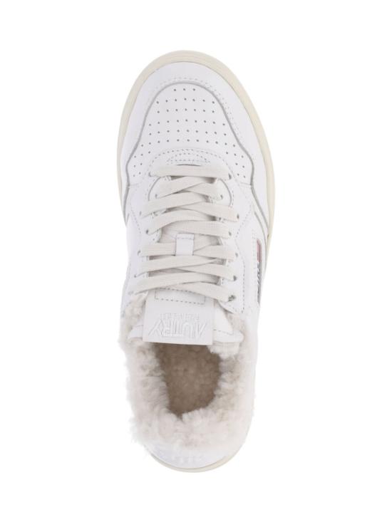 26FW 오트리 메달리스트 로우 레더 스니커즈 AULWSR01 White - AUTRY