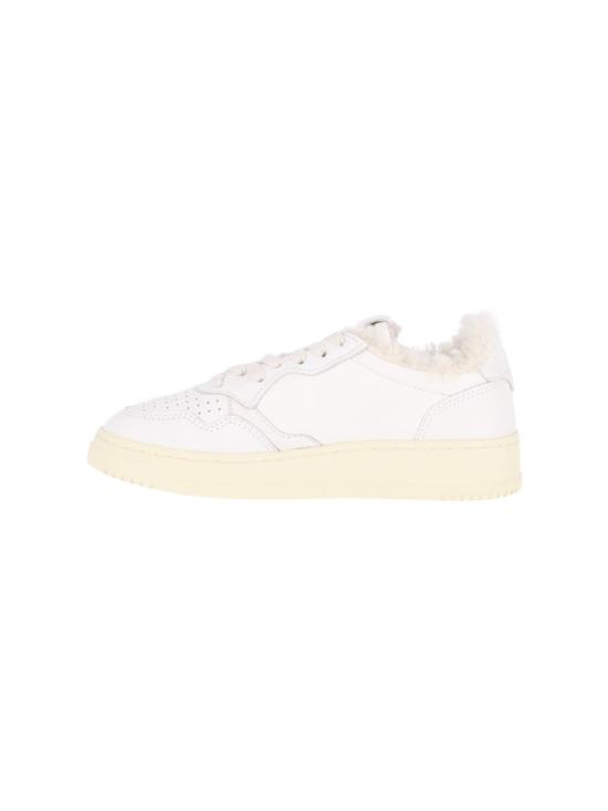 26FW 오트리 메달리스트 로우 레더 스니커즈 AULWSR01 White - AUTRY
