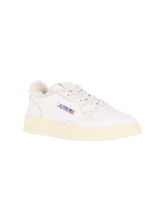 26FW 오트리 메달리스트 로우 레더 스니커즈 AULWSR01 White - AUTRY