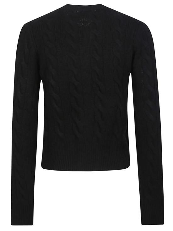  폴로 랄프로렌 로고 자수 크루넥 가디건 211972104005 Black - POLO RALPH LAUREN