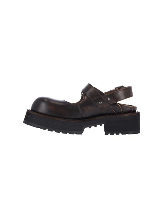 26FW 발렌시아가 뮬/슬리퍼 866581 WBEQ32824 Brown - BALENCIAGA