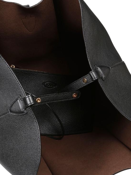  토즈 T 타임리스 미니 쇼핑백 XBWTSBA0300Q8E Black - TODS