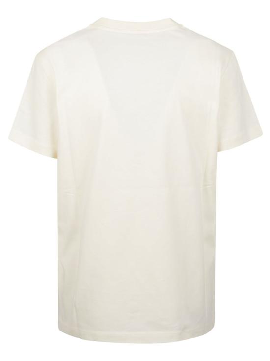 26SS 몽클레어 자수 로고 코튼 티셔츠 L1 093 8C000 29 89AUO White - MONCLER