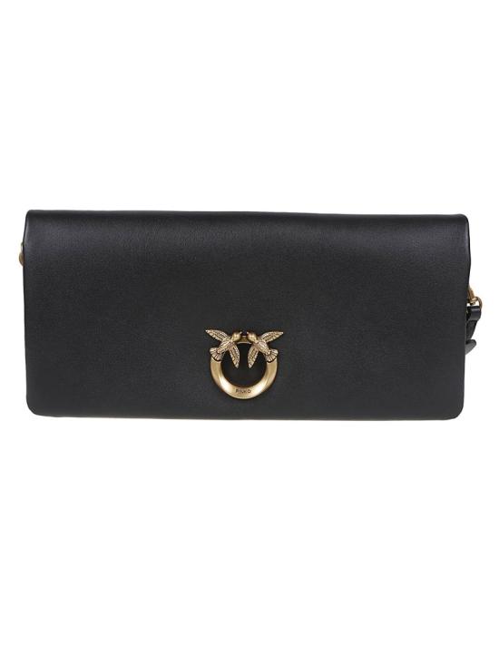 26SS 핑코 숄더백 106022 A0QO Black