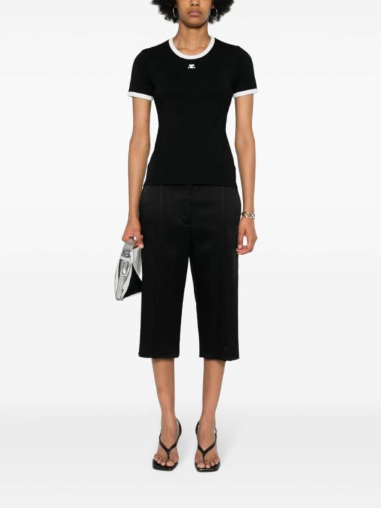 26FW 쿠레쥬 탑 VESJTS017JS00709901 Black - COURREGES