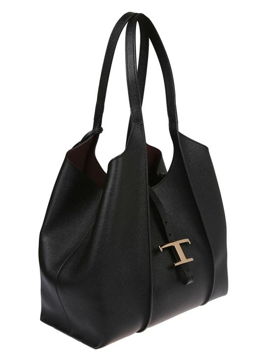  토즈 T 타임리스 스몰 쇼핑백 XBWTSBA0200Q8E Black - TODS