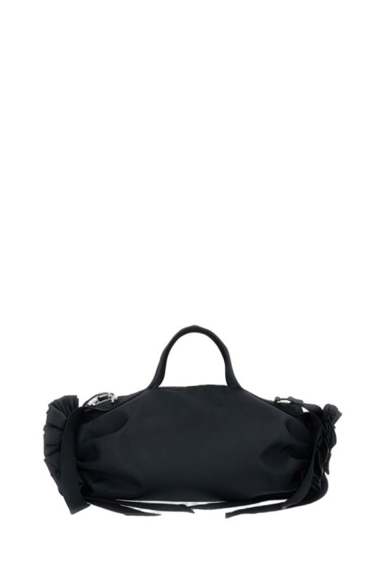 26FW 시몬로샤 리본 로제트 자수 토트백 BAG222B0761BLACKJET