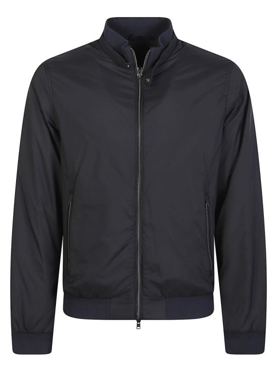 26SS 에르노 에코에이지 하이 카라 봄버 자켓 GI000414U 12456Z Black