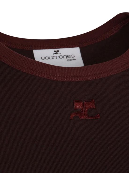 26FW 쿠레쥬 탑 125JTS017JS0203B265 Brown - COURREGES