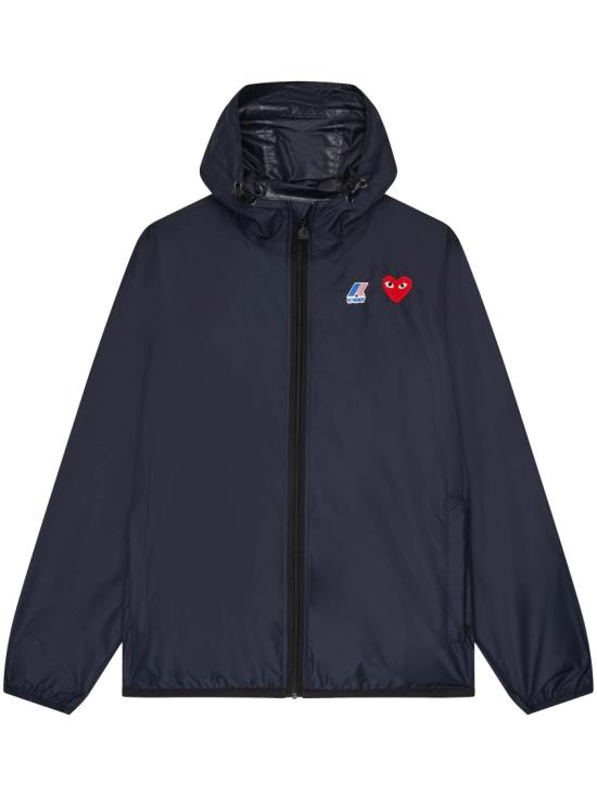 26SS 꼼데가르송 X 까웨 윈드 레인 자켓 AZ J501 0511 Blue