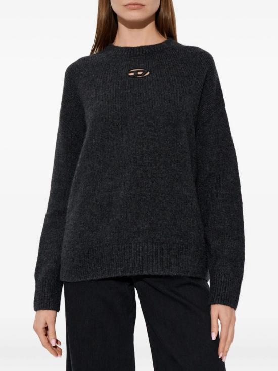 26FW 디젤 니트웨어 A20834 0TKCZ Black - DIESEL