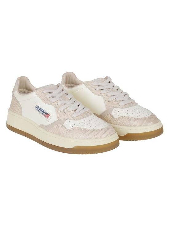 26FW 오트리 메달리스트 로우 레더 스니커즈 AULW CZ01 Neutrals - AUTRY