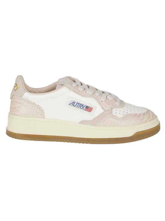 26FW 오트리 메달리스트 로우 레더 스니커즈 AULW CZ01 Neutrals