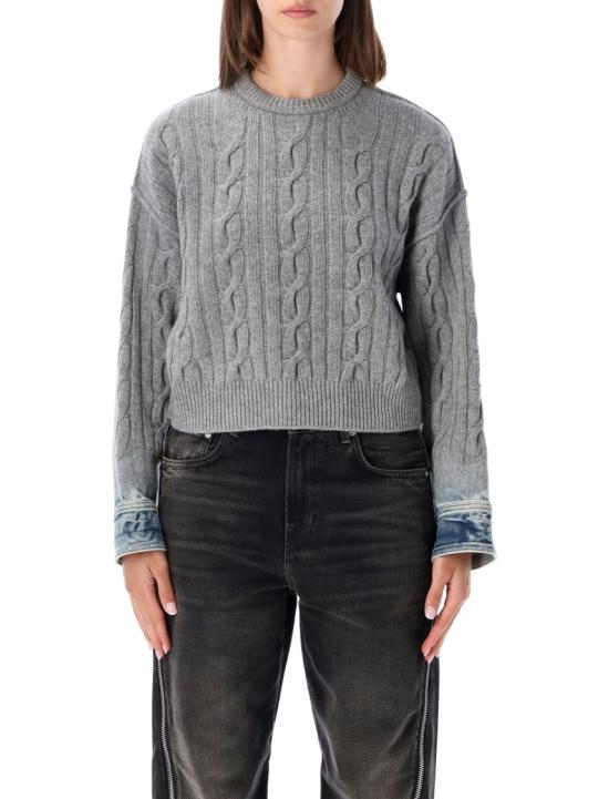 26FW 하이쿠레 니트웨어 HEW07111MD001L0943 Black
