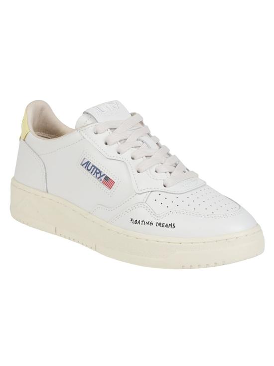 26SS 오트리 메달리스트 로우 레더 스니커즈 AULW DL02 White - AUTRY