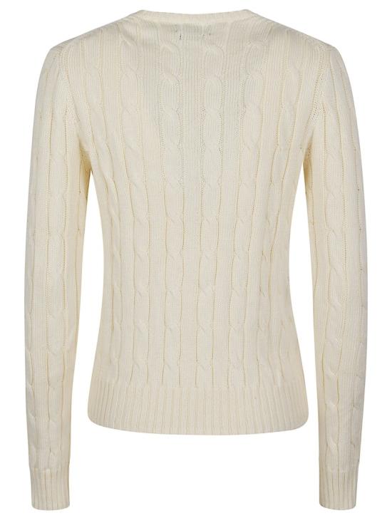 26SS 폴로 랄프로렌 포니 로고 피마코튼 케이블 니트 스웨터 211971869015 Grey - POLO RALPH LAUREN