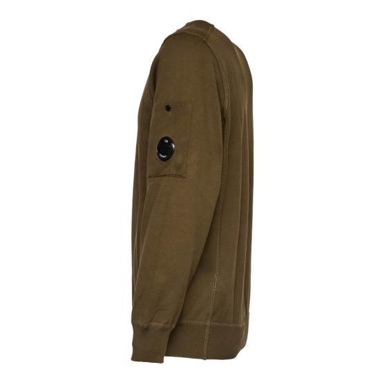 26SS 씨피 컴퍼니 코튼 씨 아일랜드 크루넥 렌즈 스웨터 20CMKN102A110560A Brown - C.P. COMPANY
