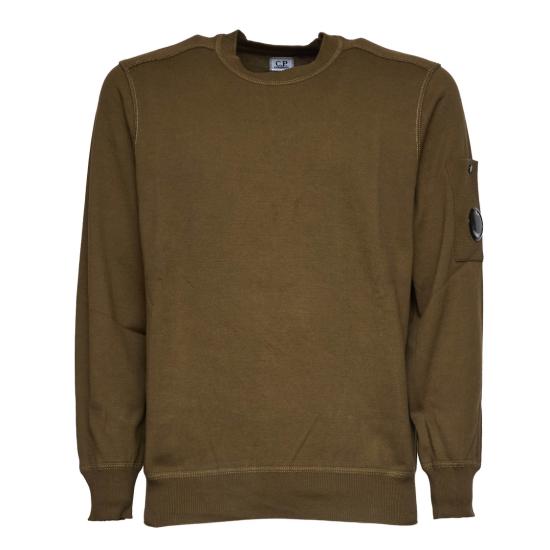 26SS 씨피 컴퍼니 코튼 씨 아일랜드 크루넥 렌즈 스웨터 20CMKN102A110560A Brown