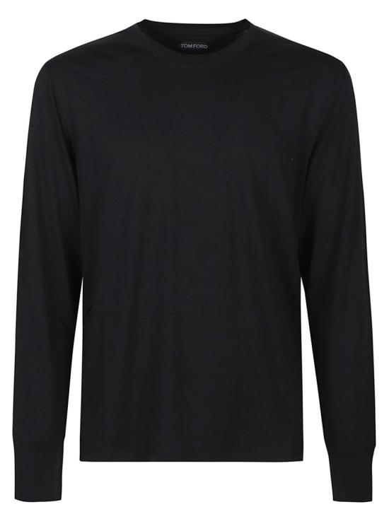 26SS 톰포드 반팔 티셔츠 JCL006 JMT012 Black