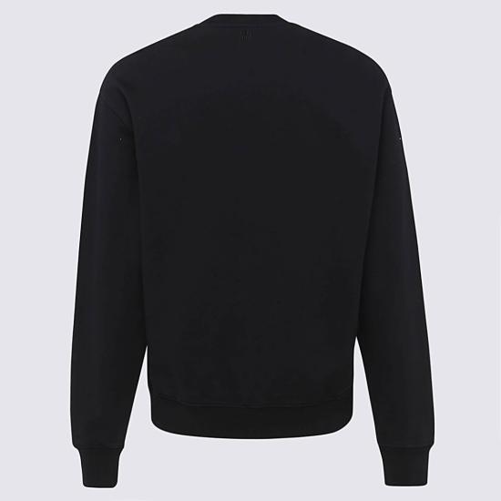 26FW 아미 스몰 하트 로고 스웨트셔츠 BFUSW035730001 Black - AMI