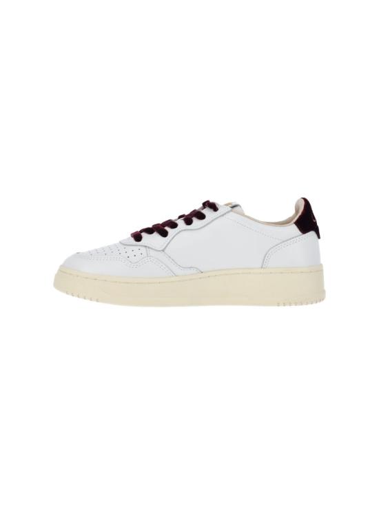 26FW 오트리 메달리스트 로우 레더 스니커즈 AULWVZ01 White - AUTRY