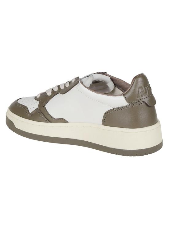 26FW 오트리 메달리스트 로우 레더 스니커즈 AULW WB68 White - AUTRY