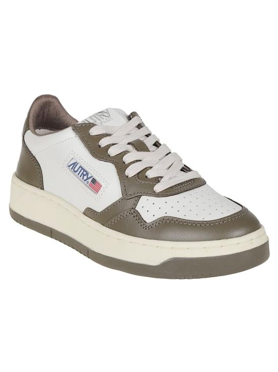 26FW 오트리 메달리스트 로우 레더 스니커즈 AULW WB68 White - AUTRY