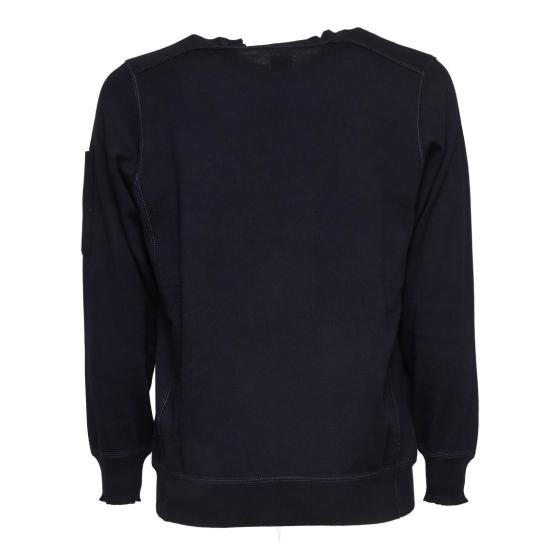 26SS 씨피 컴퍼니 코튼 씨 아일랜드 크루넥 렌즈 스웨터 20CMKN102A110560A Blue - C.P. COMPANY
