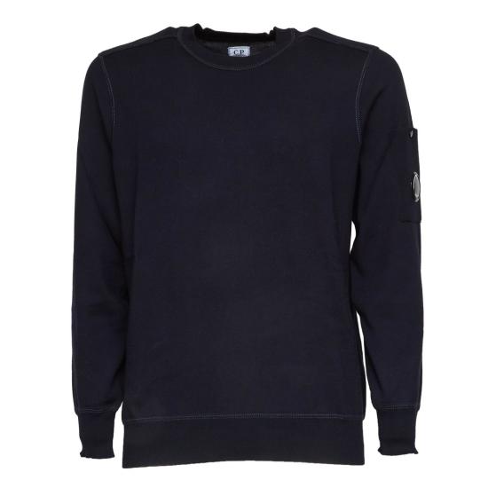 26SS 씨피 컴퍼니 코튼 씨 아일랜드 크루넥 렌즈 스웨터 20CMKN102A110560A Blue